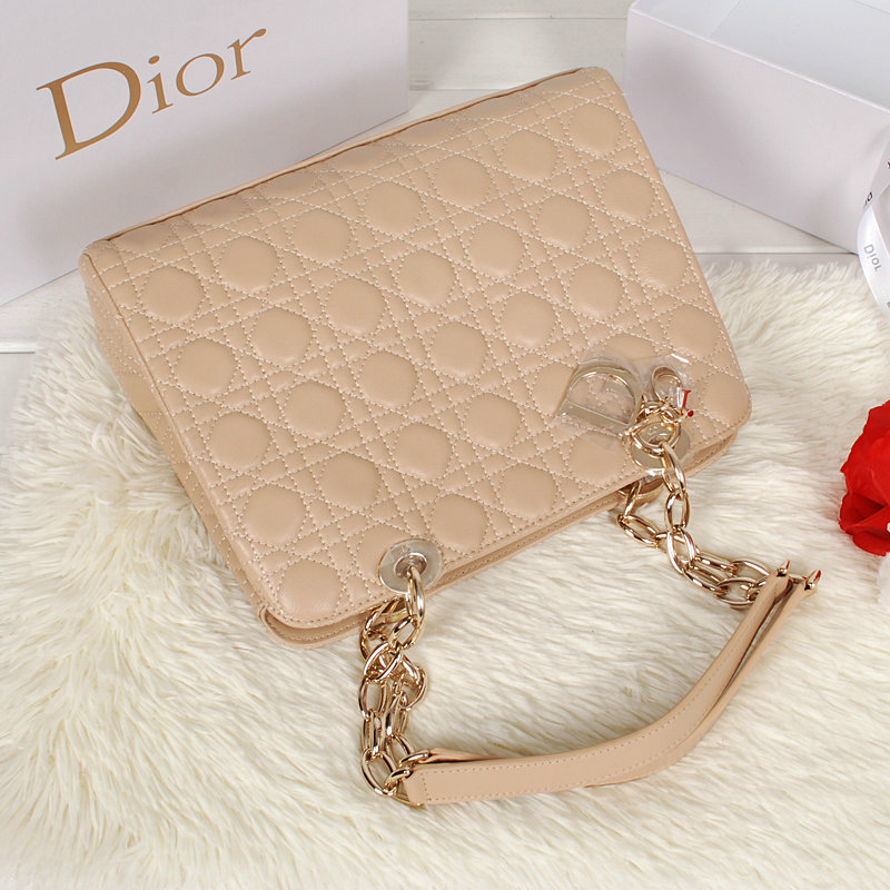 dior soft tote lambskin 52232 apricot